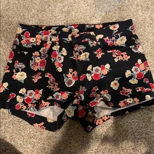 High waisted jean shorts